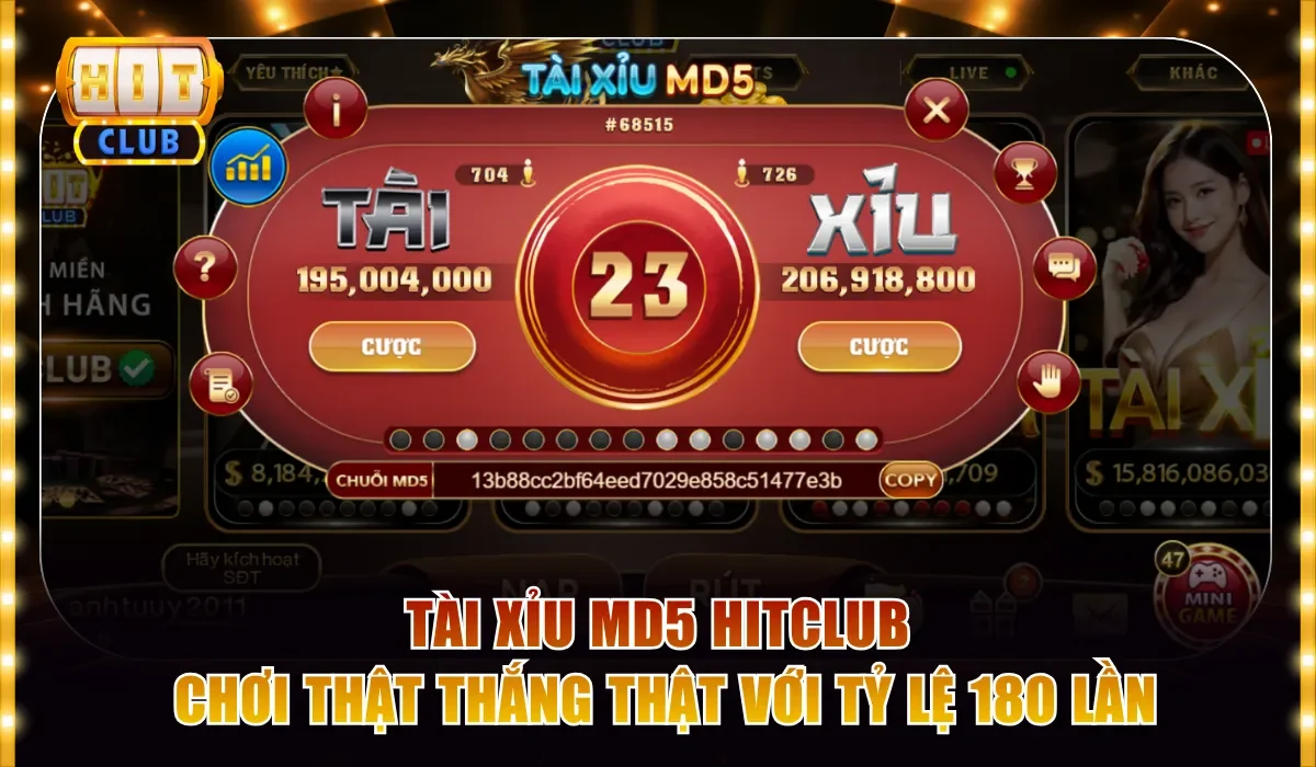 Tài Xỉu MD5 Hitclub