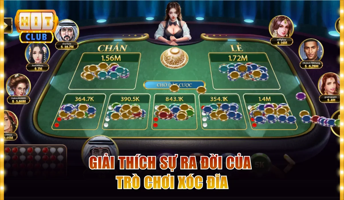 Giải thích sự ra đời của trò chơi xóc đĩa